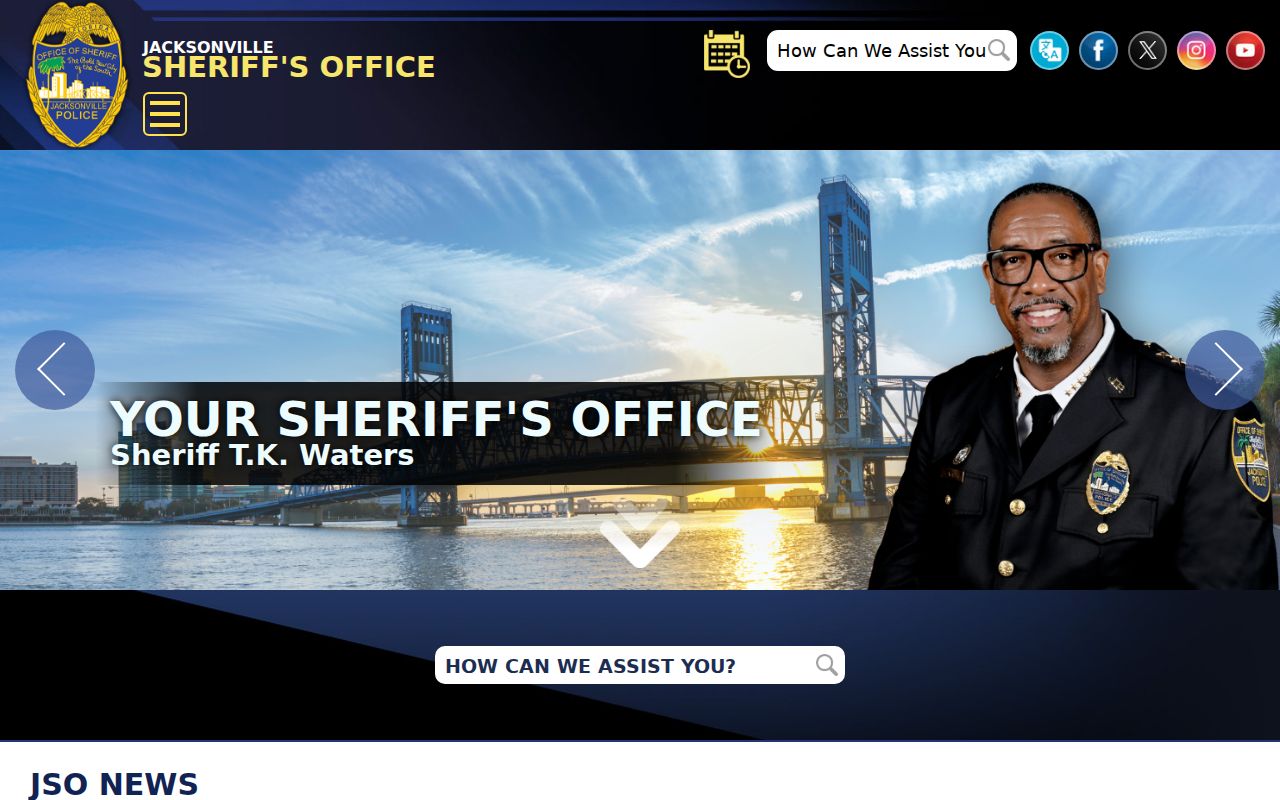 Jacksonville Sheriff's Office official home page